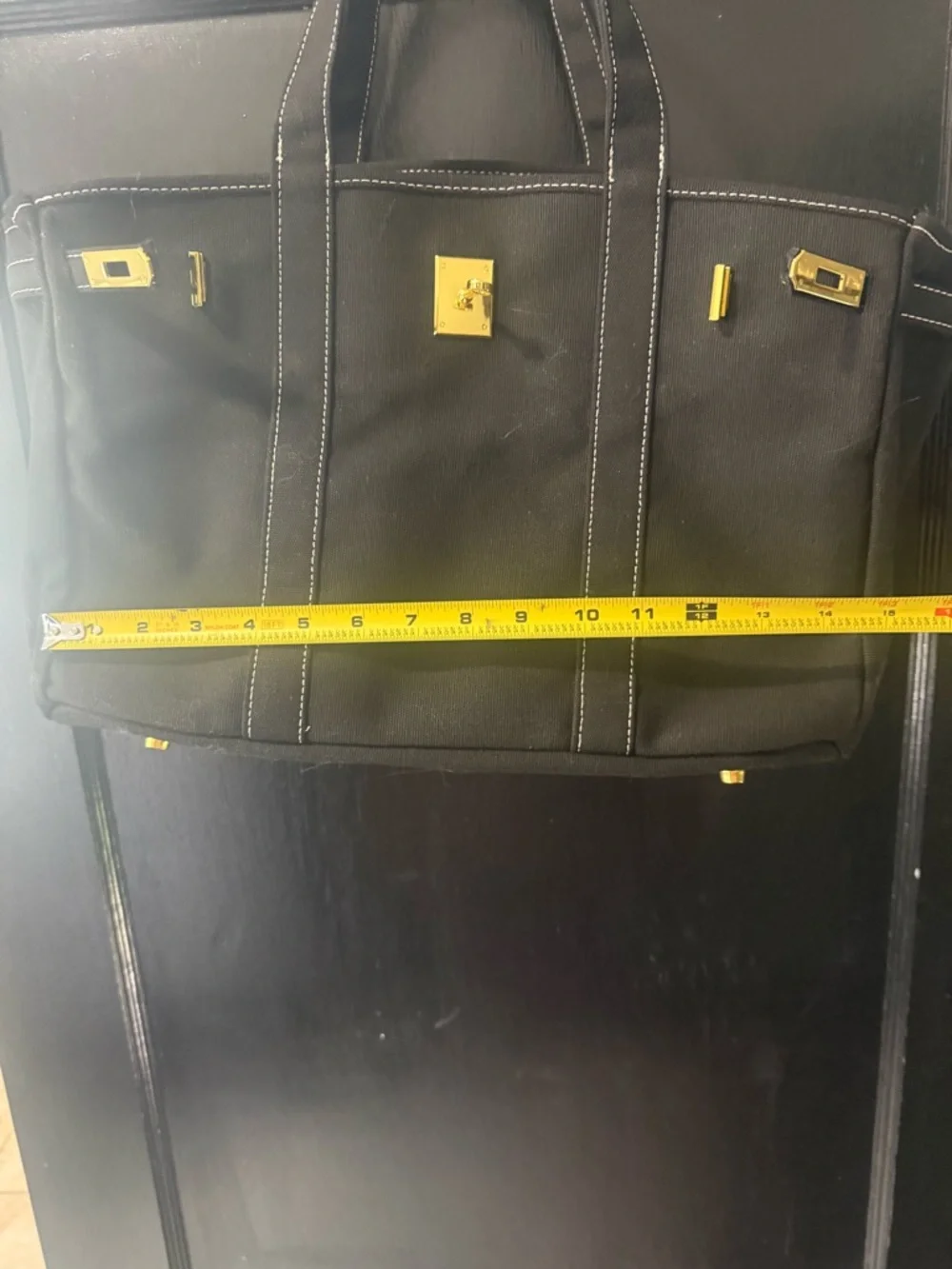 Black Women's Boatkin-style Tote - Picture 6 of 7